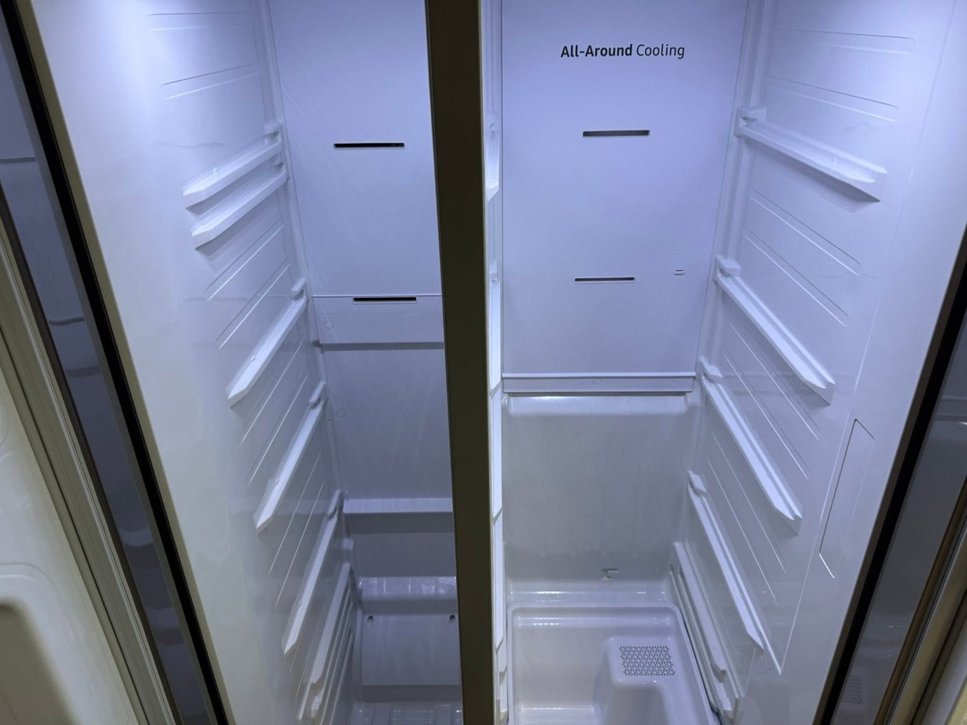 Refrigerator after cleaning — spotless interior